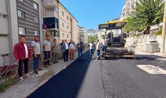 Asfaltlama ekipleri bu kez Yurtoğlu'nda