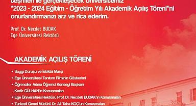 Ege Üniversitesi Akademik Yıl Açılış Töreni