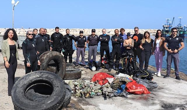 Karaburun'da denizden çıkan atıklar şaşırttı