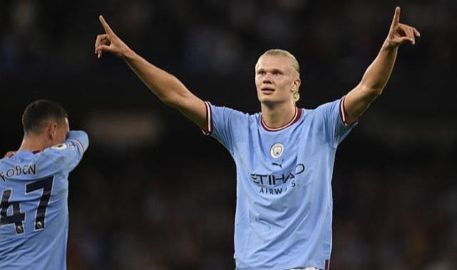 Gecenin maçında rekor kırıldı! Manchester City'de Haaland'ı durdurabilene aşk olsun