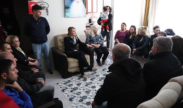 CHP’li Mutlu, ev ziyaretlerine devam ediyor... Bizim başarımız başka kadınların önünü açacak