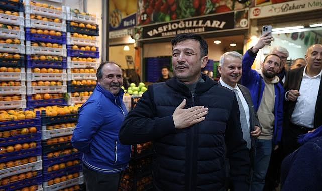 Dağ'dan sahurda esnaf ziyareti... "Bir sene içinde çok güzel hale getireceğiz"
