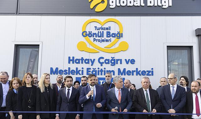 Türkiye'nin Turkcell'inden deprem bölgesinde istihdama destek Turkcell Hatay'da Çağrı ve Mesleki Eğitim Merkezi'ni açtı