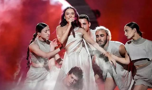 Eurovision'da İsrail protestosu! Canlı yayın bir anda kesildi o mesaj paylaşıldı: '' Şimdi ateşkes''
