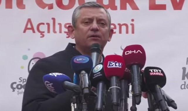 Özgür Özel'den Manisa'da erken seçim çağrısı