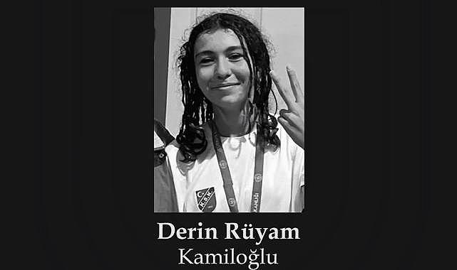 Trafik kazasında ölen eskrim sporcusu Derin Rüyam'ın cenazesi İzmir'de defnedildi