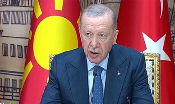 Cumhurbaşkanı Erdoğan: ''Kuzey Makedonya ile ticaret hacmimizi 2 katına çıkaracağız''