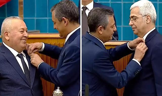 Demokrat Parti'den istifa eden Cemal Enginyurt ve Salih Uzun CHP'ye katıldı