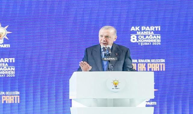 Erdoğan Manisa il kongresinde muhalefete yüklendi: ''CHP seçmenine bir kez daha Allah sabır versin''