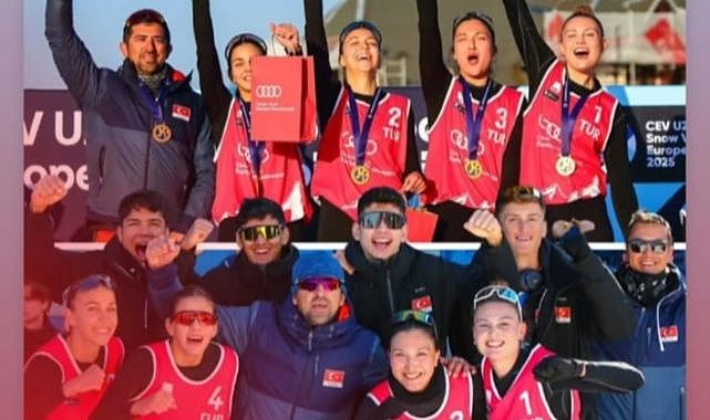 Yasemin U20 Snow Volleyball Avrupa Şampiyonasında Türkiye Milli Takımı ile  Şampiyon oldu