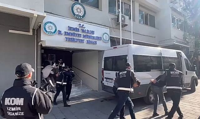 İzmir'de suç örgütüne operasyon: 12 gözaltı