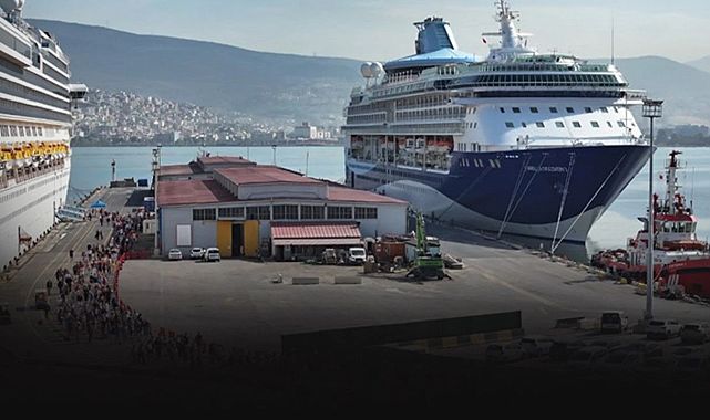 İzmir'e kruvaziyer dopingi... 4 bin 540 turist geldi!