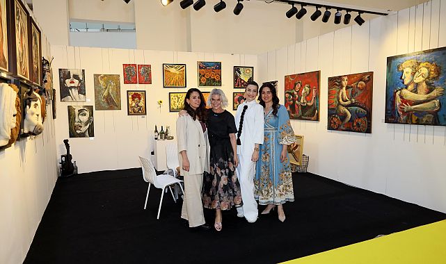 Kadın sanatçılara büyük ilgi Dört Kadın Sanatçının Empresyonist Buluşması Pınart Galeri'de Sanatseverlerle Buluştu
