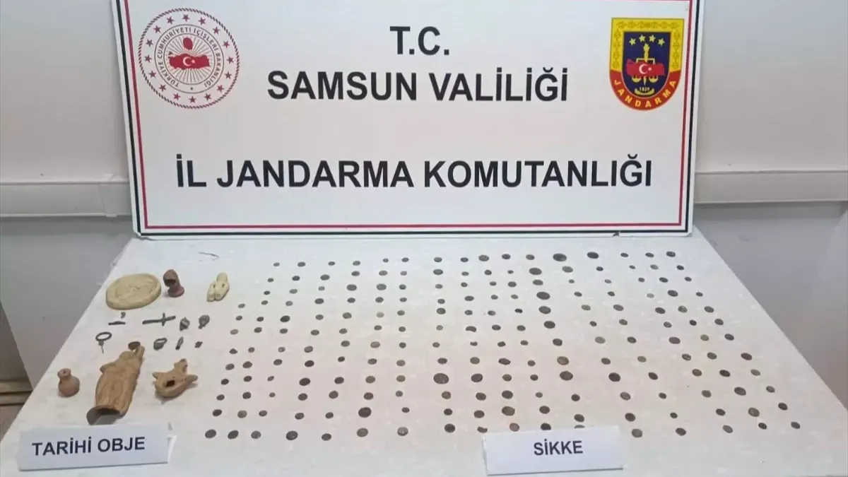 Çarşamba’da tarihi eser operasyonu gerçekleştirildi