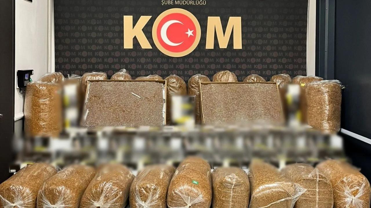 Afyonkarahisar'da kaçak sigara baskını: 91 bin 400 makaron ele geçirildi