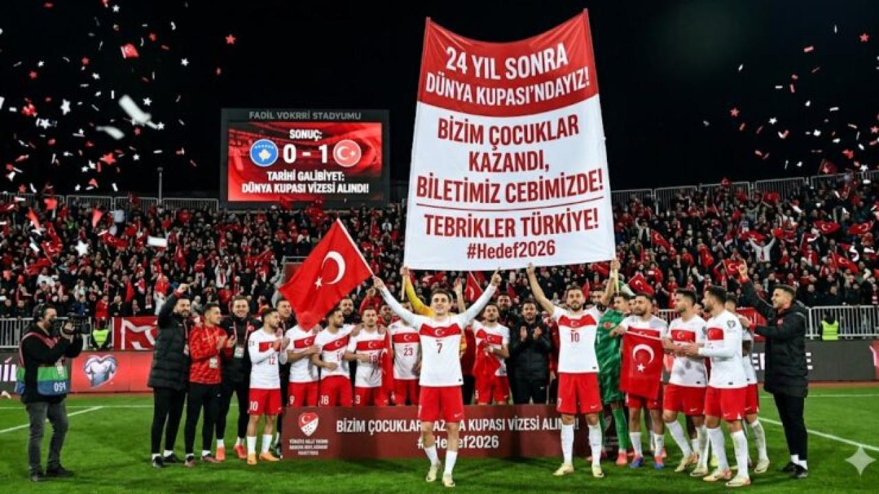 24 yıl sonra yeniden! A Milli Takım Dünya Kupası Yolcusu