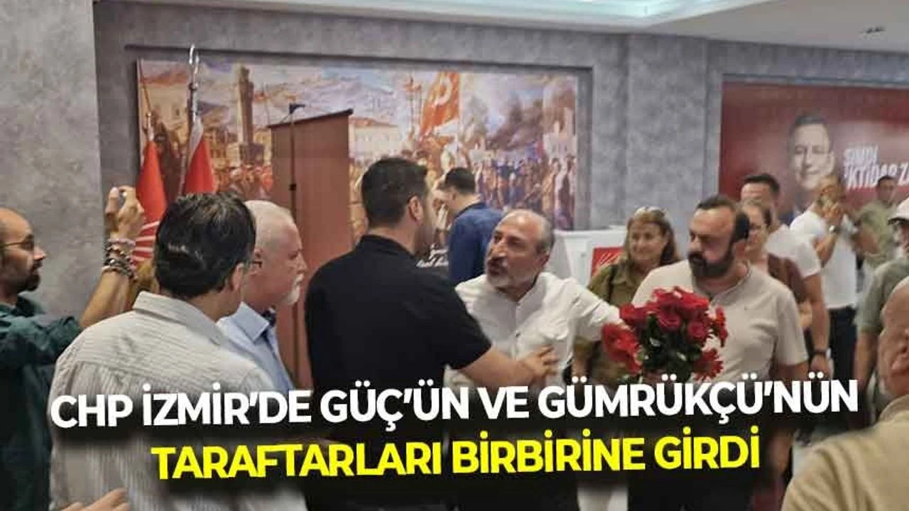 CHP İzmir’de Çiçekli Protesto Gerginliği
