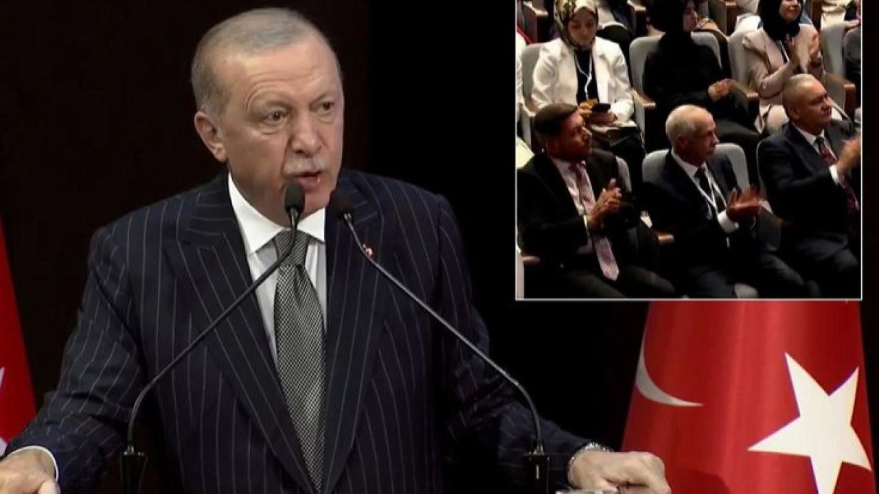 Cumhurbaşkanı Erdoğan, genişletilmiş il başkanları toplantısında konuşuyor
