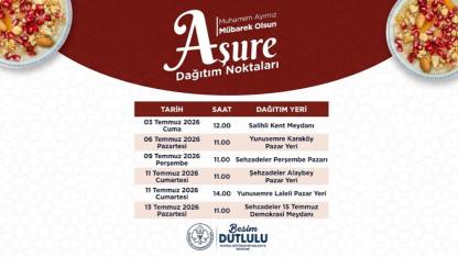 Manisa Büyükşehir’den 18 Bin 500 Kişilik Aşure İkramı