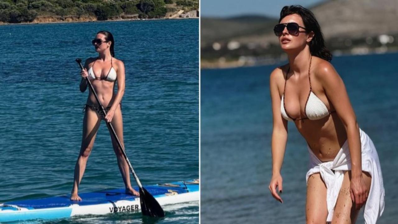 Melis Sezen'in saklı cenneti! Tatil pozlarına beğeni yağdı