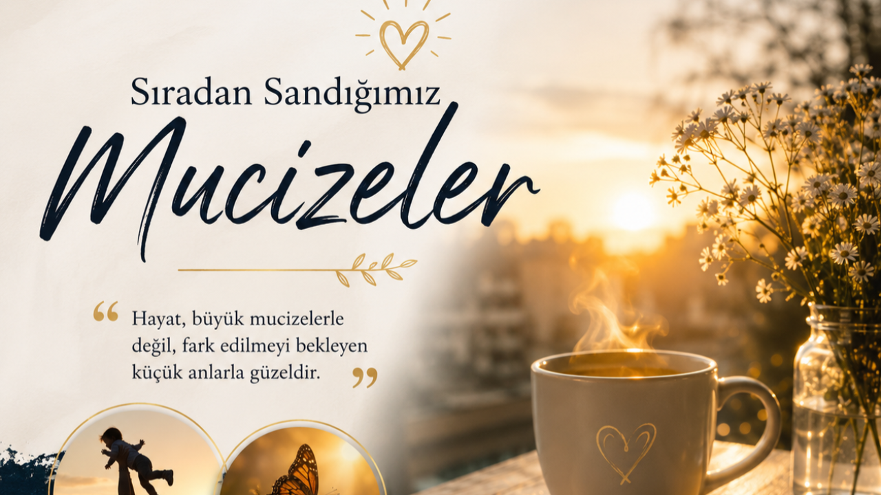SIRADAN SANDIĞIMIZ MUCİZELER