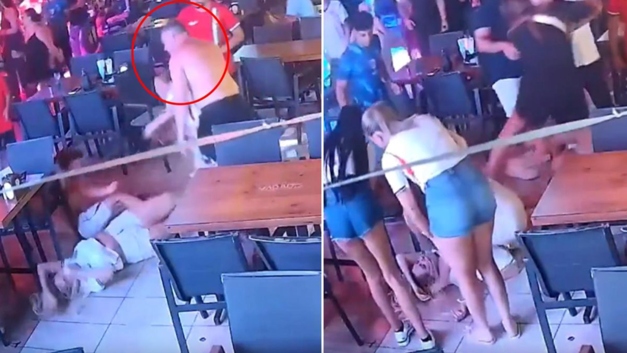 Eşine şiddet uygulayan İngiliz turist, çocuklarını da darbetti