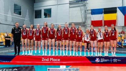 Göztepe’nin Milli Voleybolcusu Avrupa’da Kürsüye Çıktı!