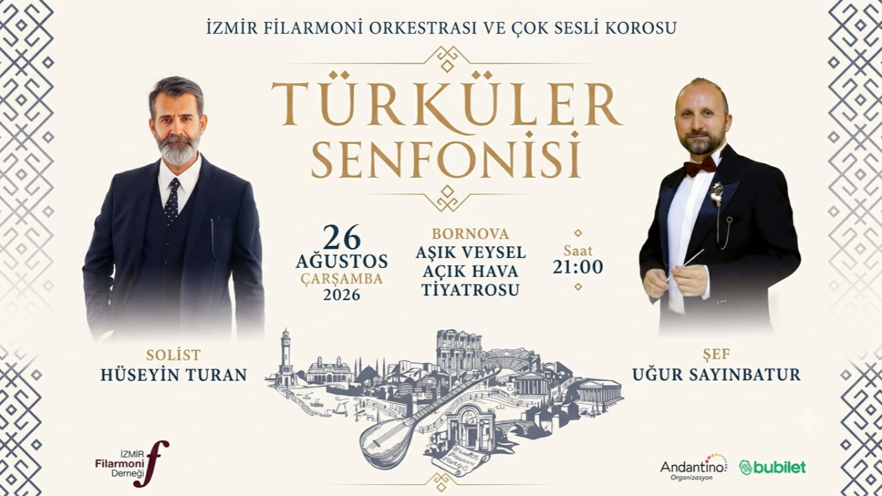 İzmir’de “Türküler Senfonisi” Konseri Sanatseverlerle Buluşacak