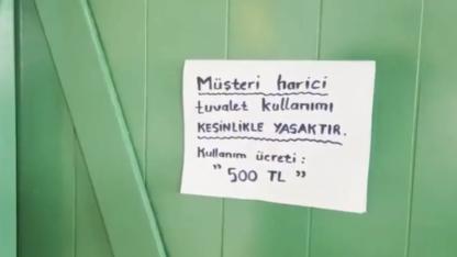 Turizm Bölgesinde Akılalmaz Ücret! Tuvalet Tarifesi Tartışma Yarattı
